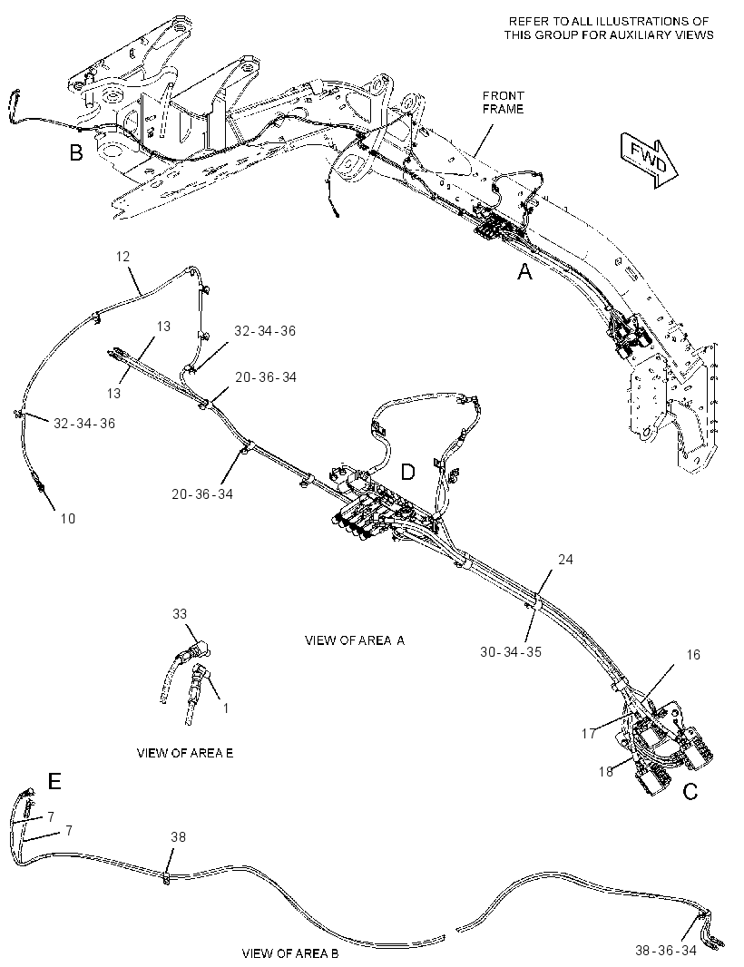 Трубопроводы смазки 3052954 CAT