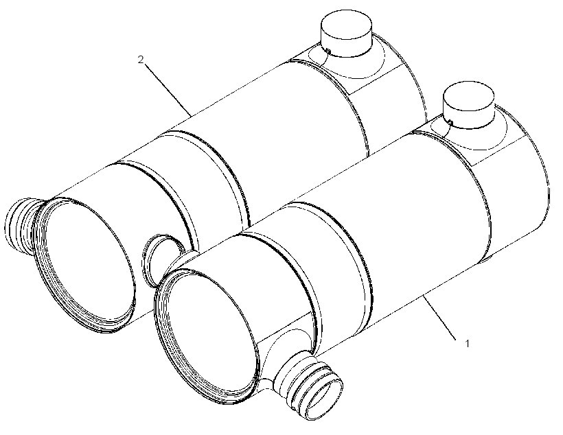 MUFFLER & CONVERTER GP 3538121 CAT