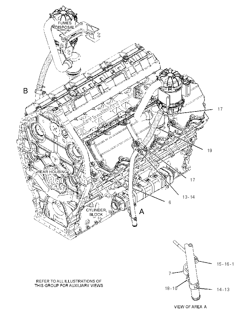 Система отвода газов 3516918 CAT