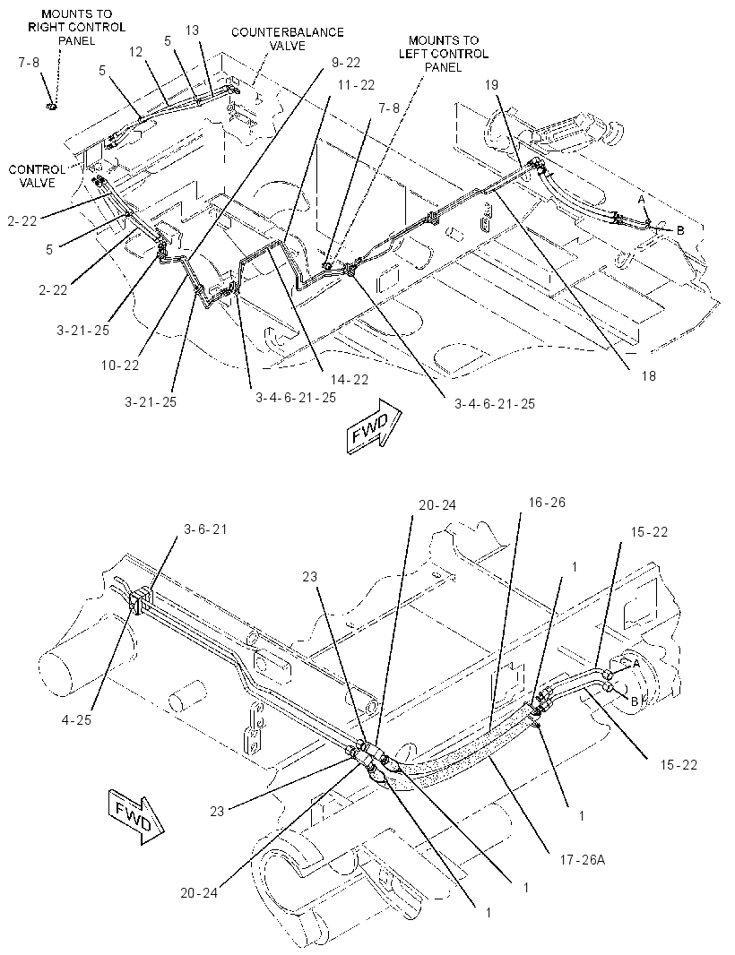 LINES GP-TRUCK HITCH 3441738 CAT