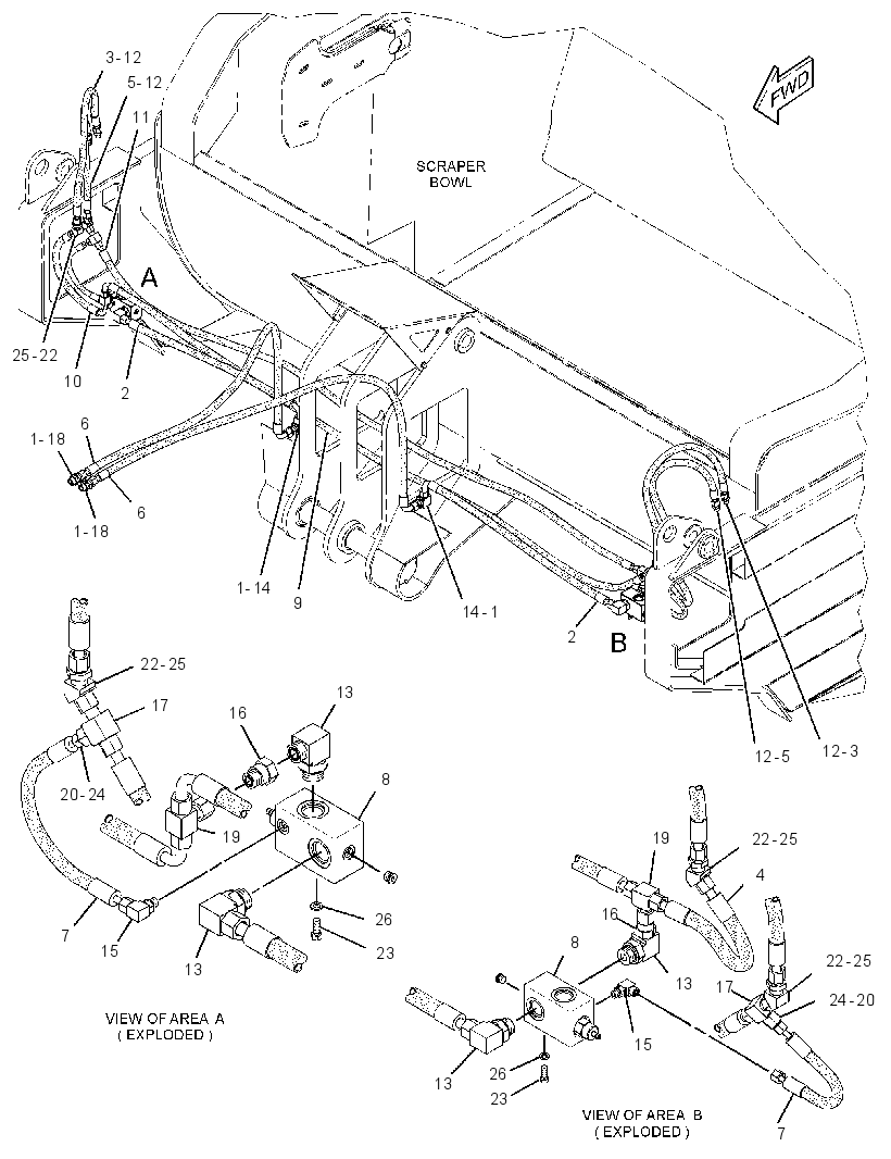 LINES GP-APRON 3312653 CAT