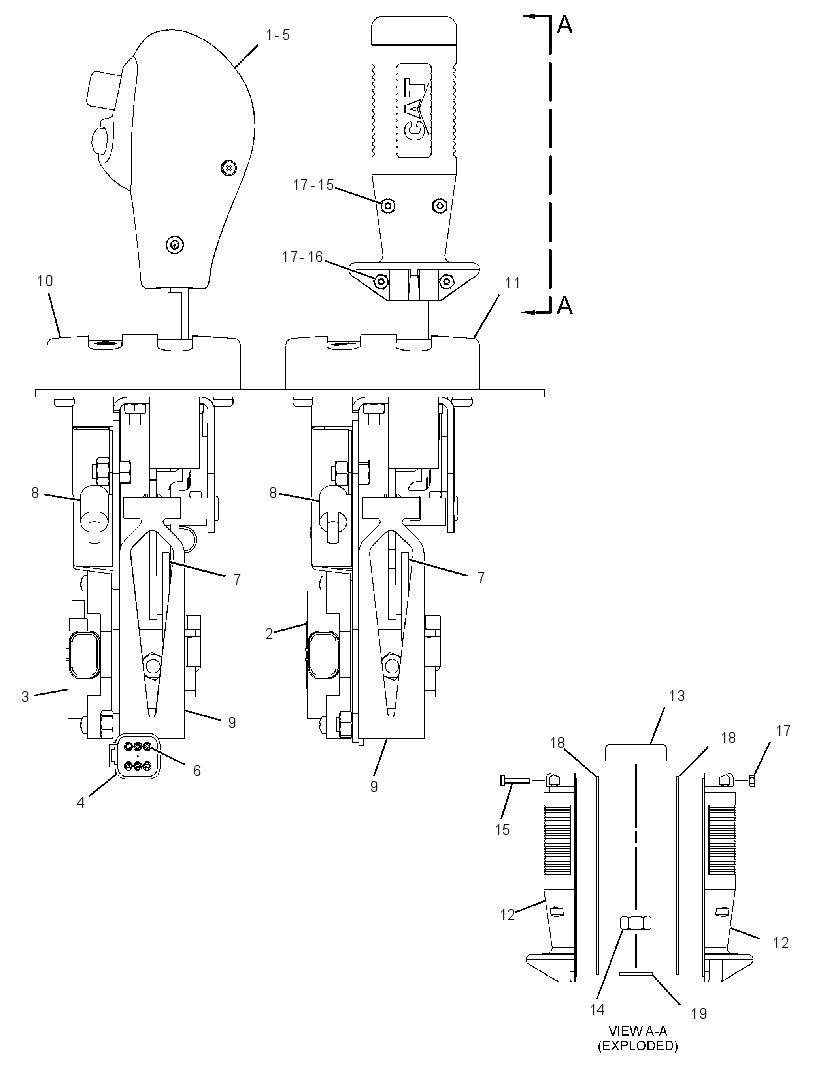 CONTROL GP-XMSN & HOIST 3616597 CAT