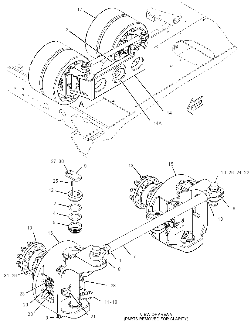 BOGIE GP 3432992 CAT
