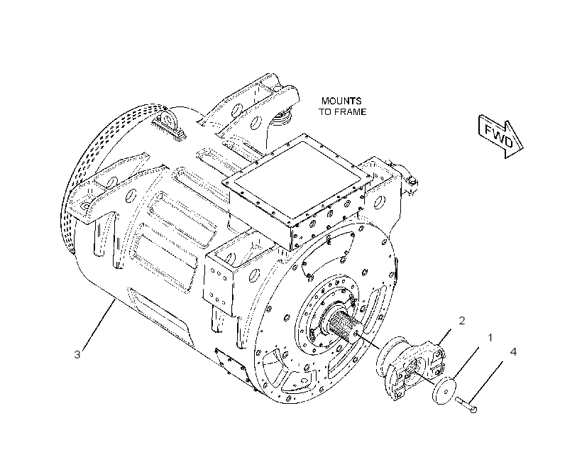 GENERATOR & MTG GP-POWER 2939420 CAT