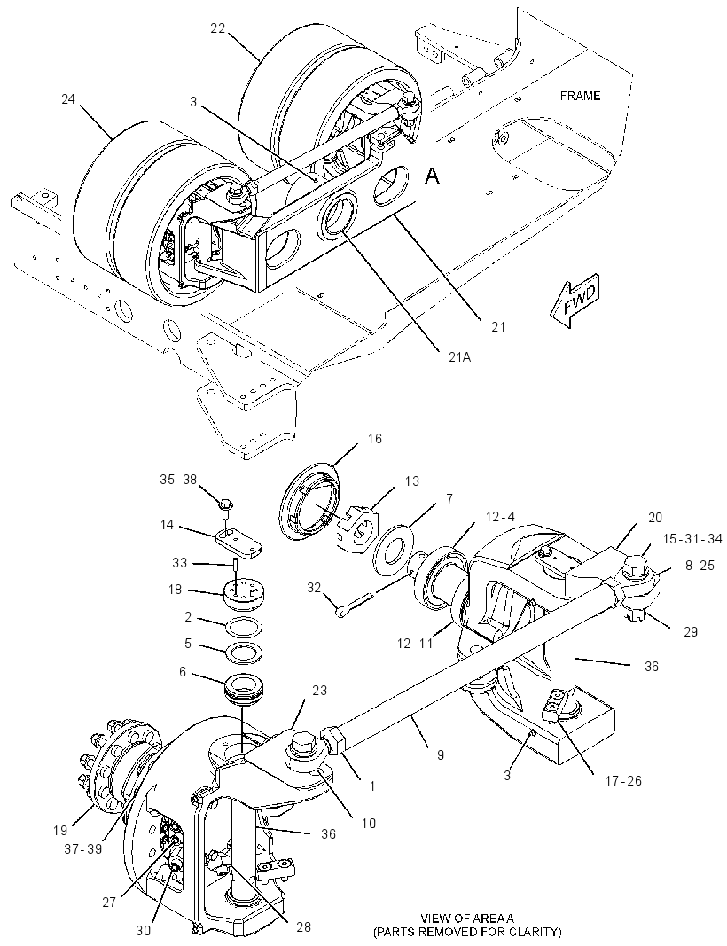 BOGIE GP 3321822 CAT