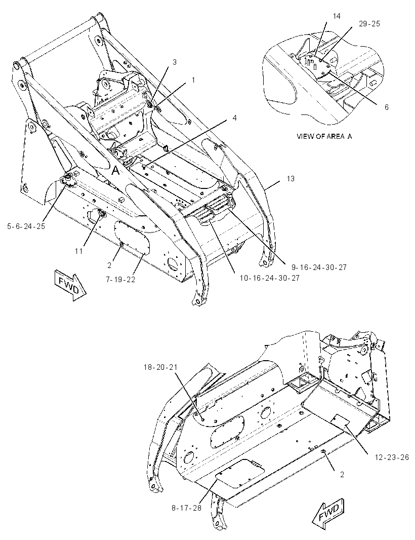 FRAME & MTG GP-MACHINE 2185875 CAT