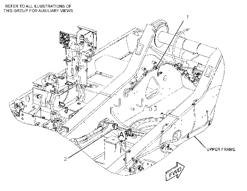Проводка шасси 3191197 CAT