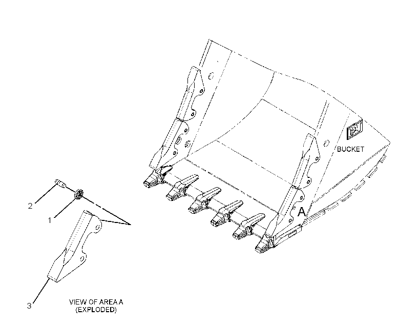 Защита боковая 3572691 CAT