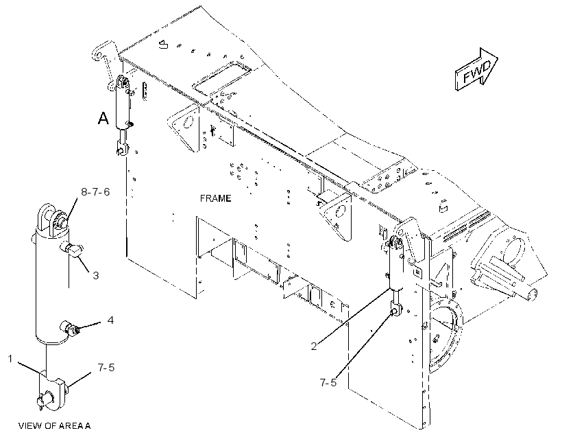 CYLINDER & MTG GP-AUGER 3332080 CAT