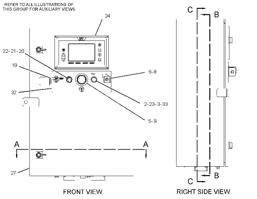 PANEL AS-CONTROL 3373502 CAT