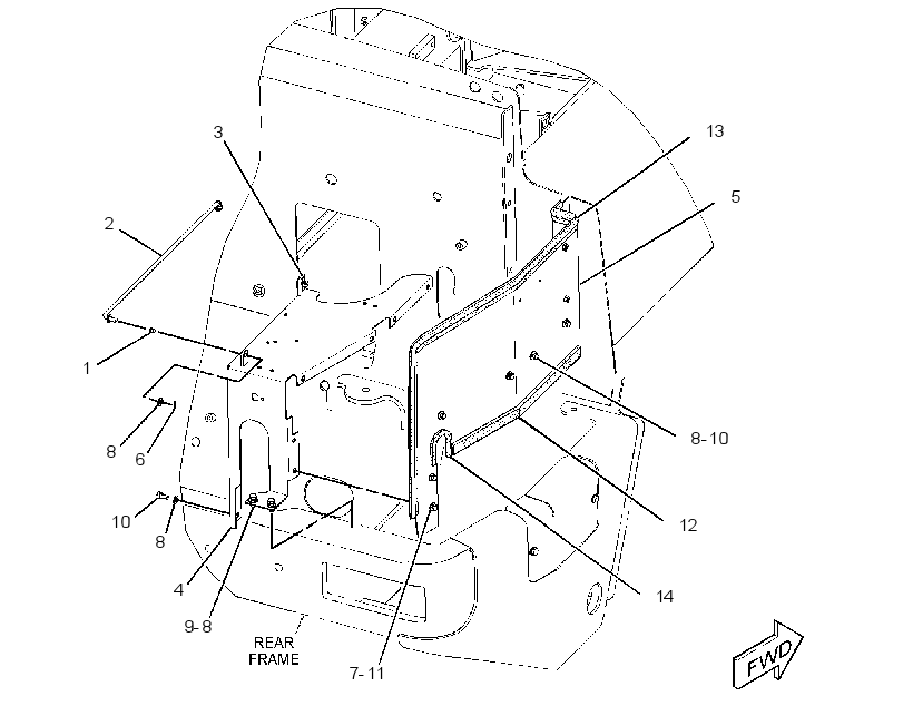 COVER GP-HYDROSTATIC 2535662 CAT