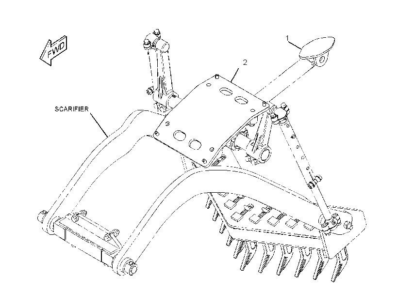 BRACKET GP-SCARIFIER 3605074 CAT