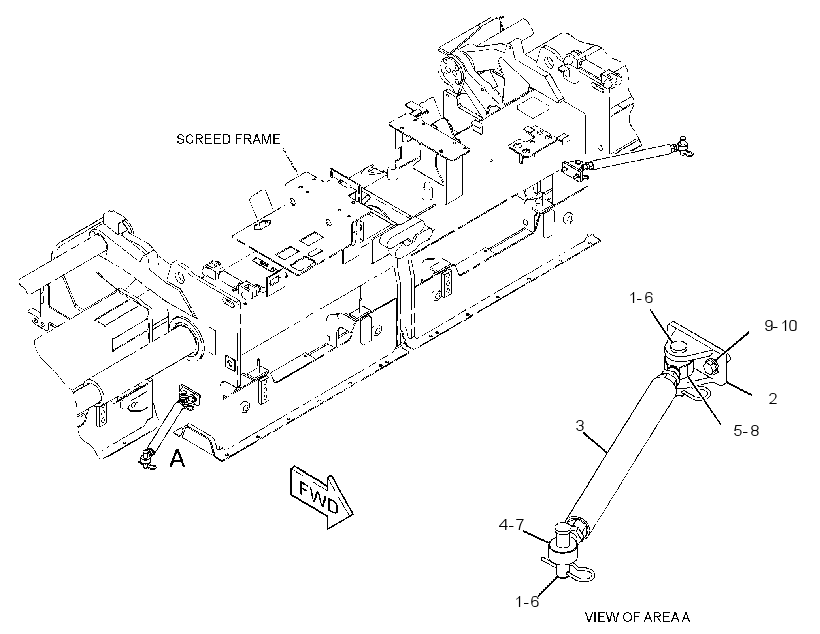 SUPPORT GP-FRAME 3609843 CAT