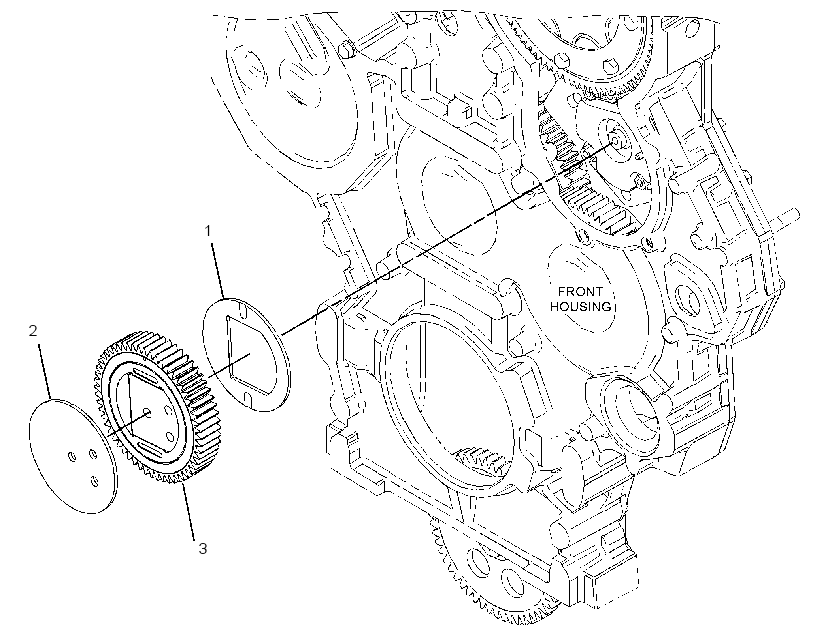 GEAR GP-IDLER 3502232 CAT