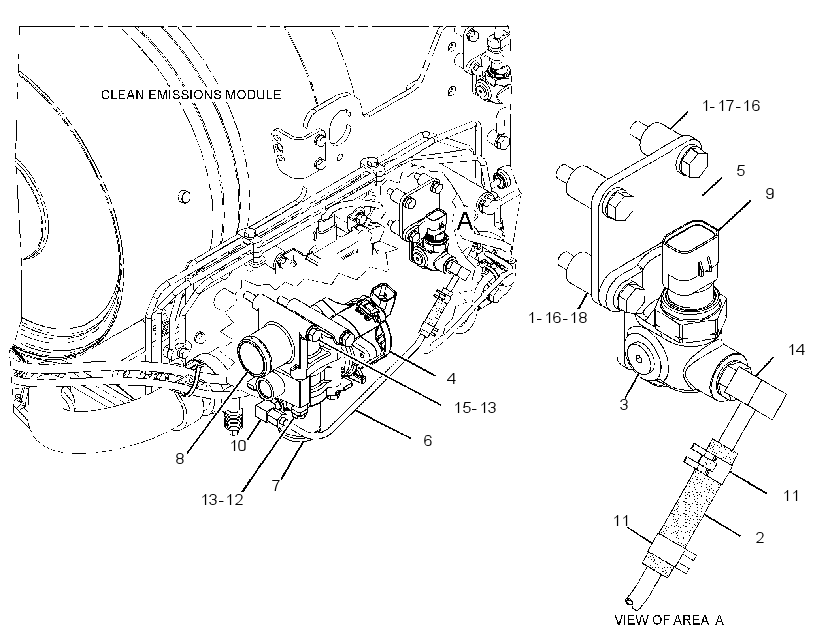 VALVE & MTG GP-AIR CONTROL 3365033 CAT