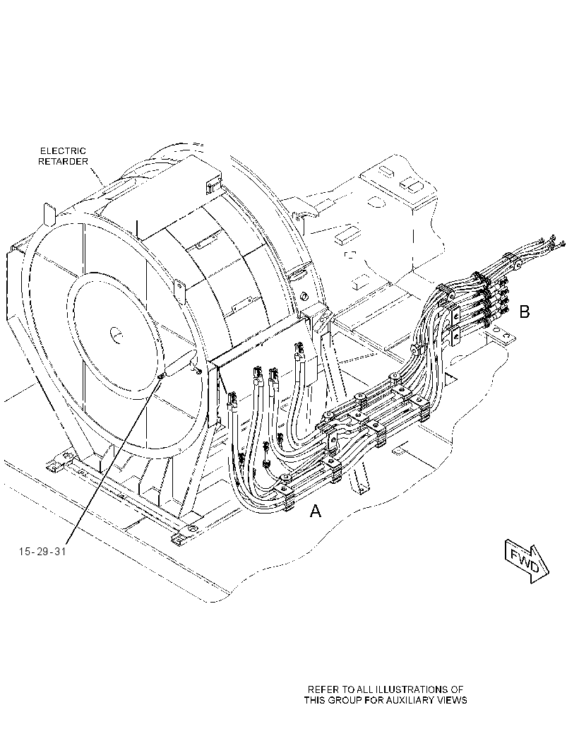 CABLE GP-ELECTRIC RETARDER 2845807 CAT