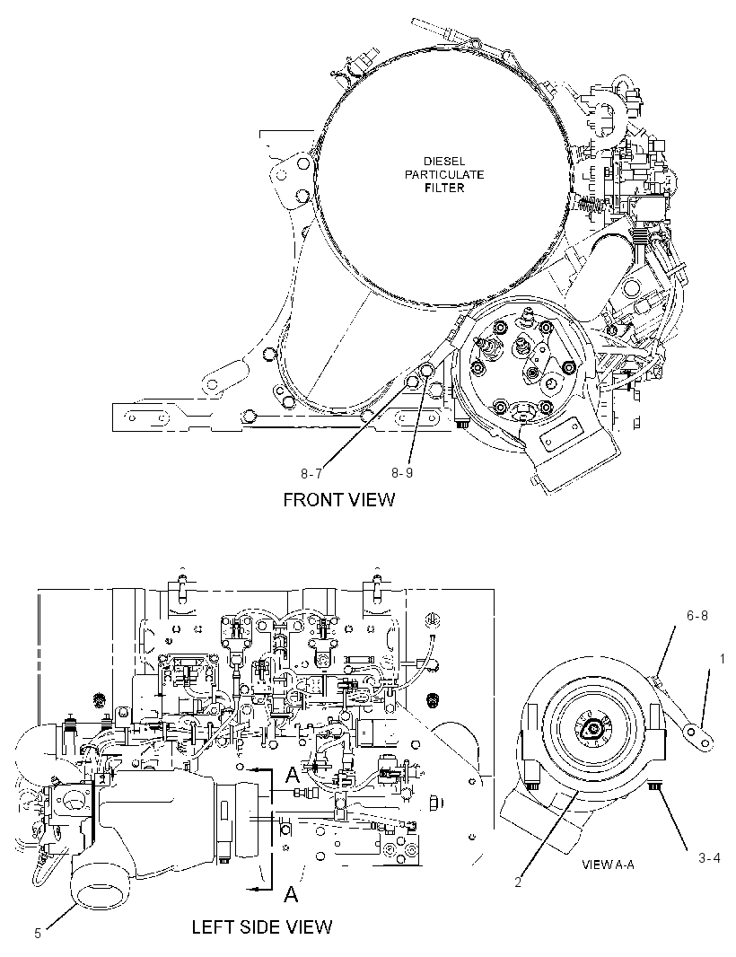 COMBUSTION & MTG GP-EXHAUST 3550816 CAT