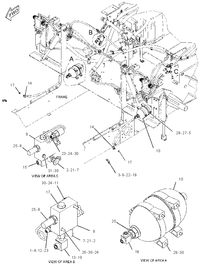 VALVE & MTG GP-TRACK TENSIONER 3367897 CAT