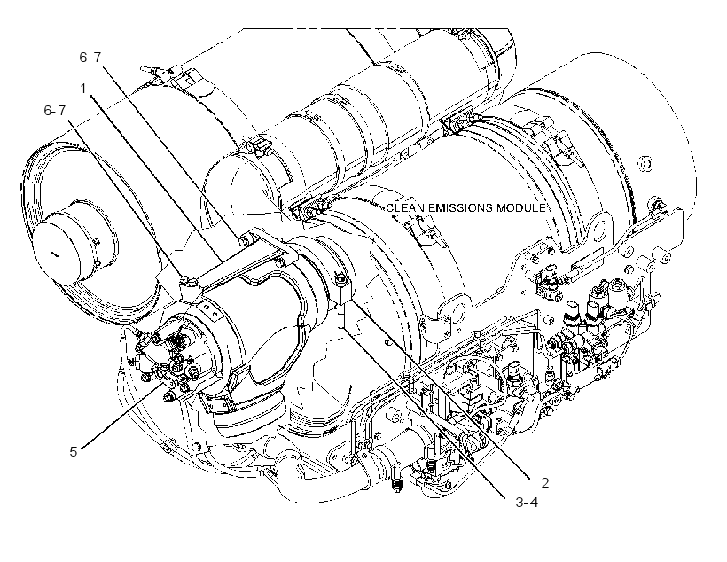 COMBUSTION & MTG GP-EXHAUST 3550810 CAT