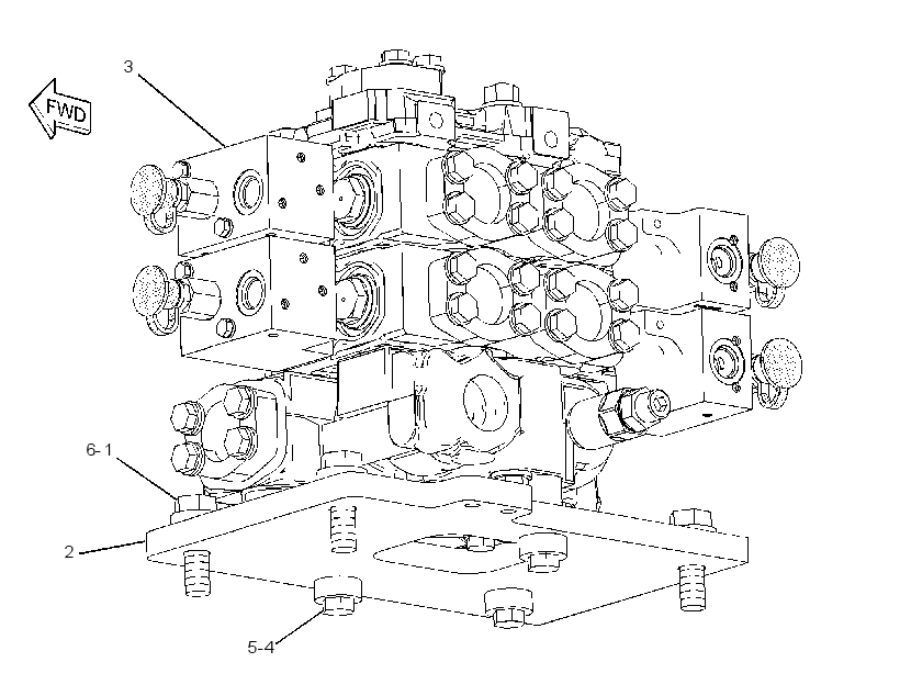 VALVE & MTG GP-IMPLEMENT CONT 3250074 CAT