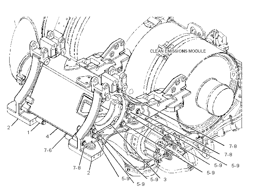 Рама крепёжная 3497591 CAT