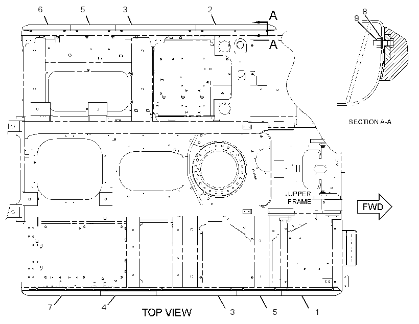 BUMPER GP 3302748 CAT