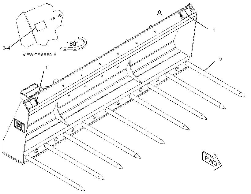 FORK GP-GRAPPLE 2856110 CAT
