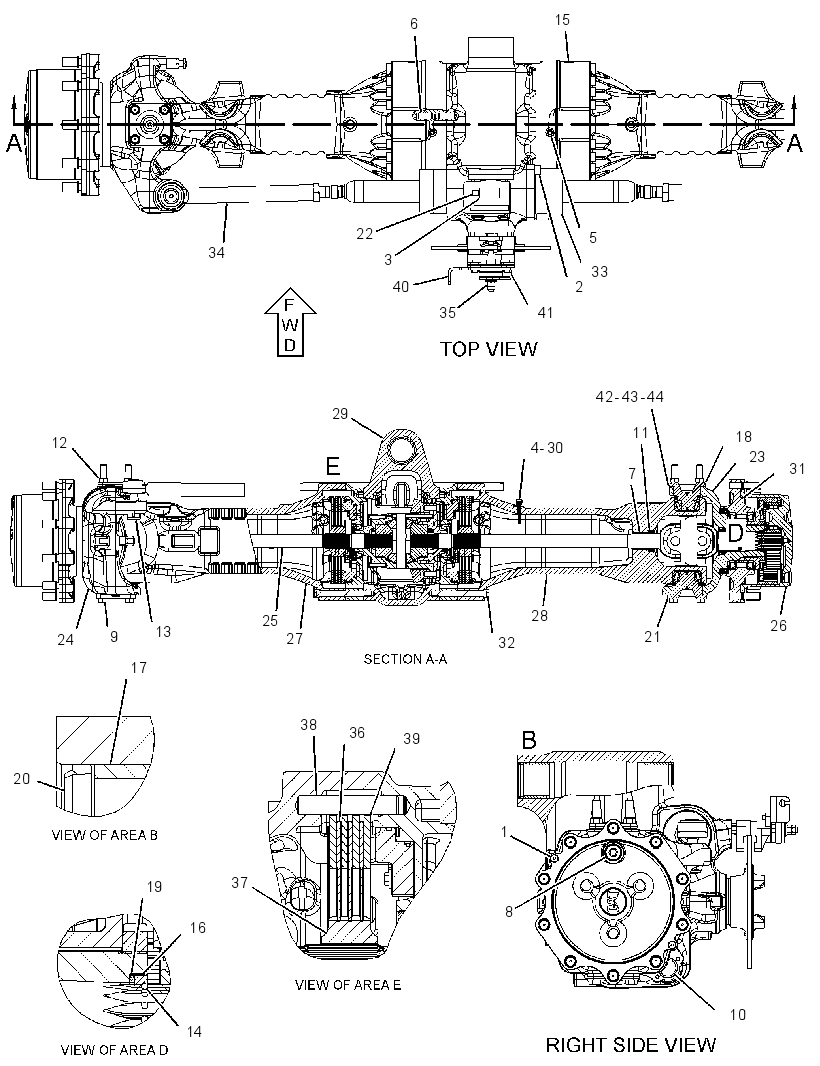 AXLE GP-DRIVE & STEERING 2716427 CAT