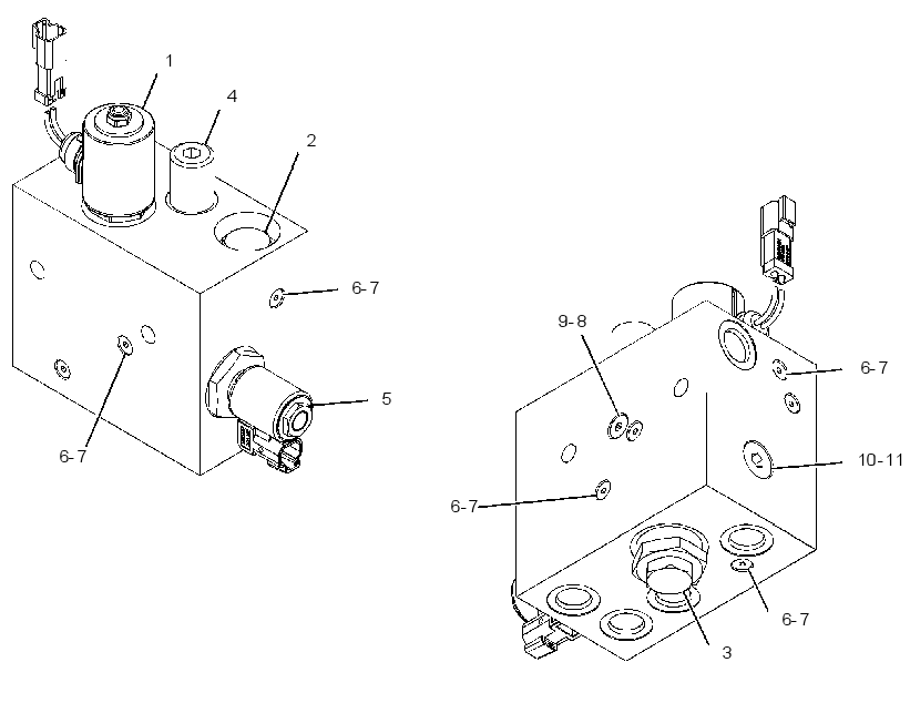 MANIFOLD GP-RIDE CONTROL 3547493 CAT