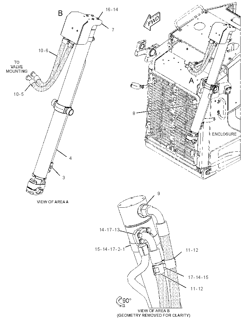 CYLINDER & LINES GP-LIFT 3259752 CAT