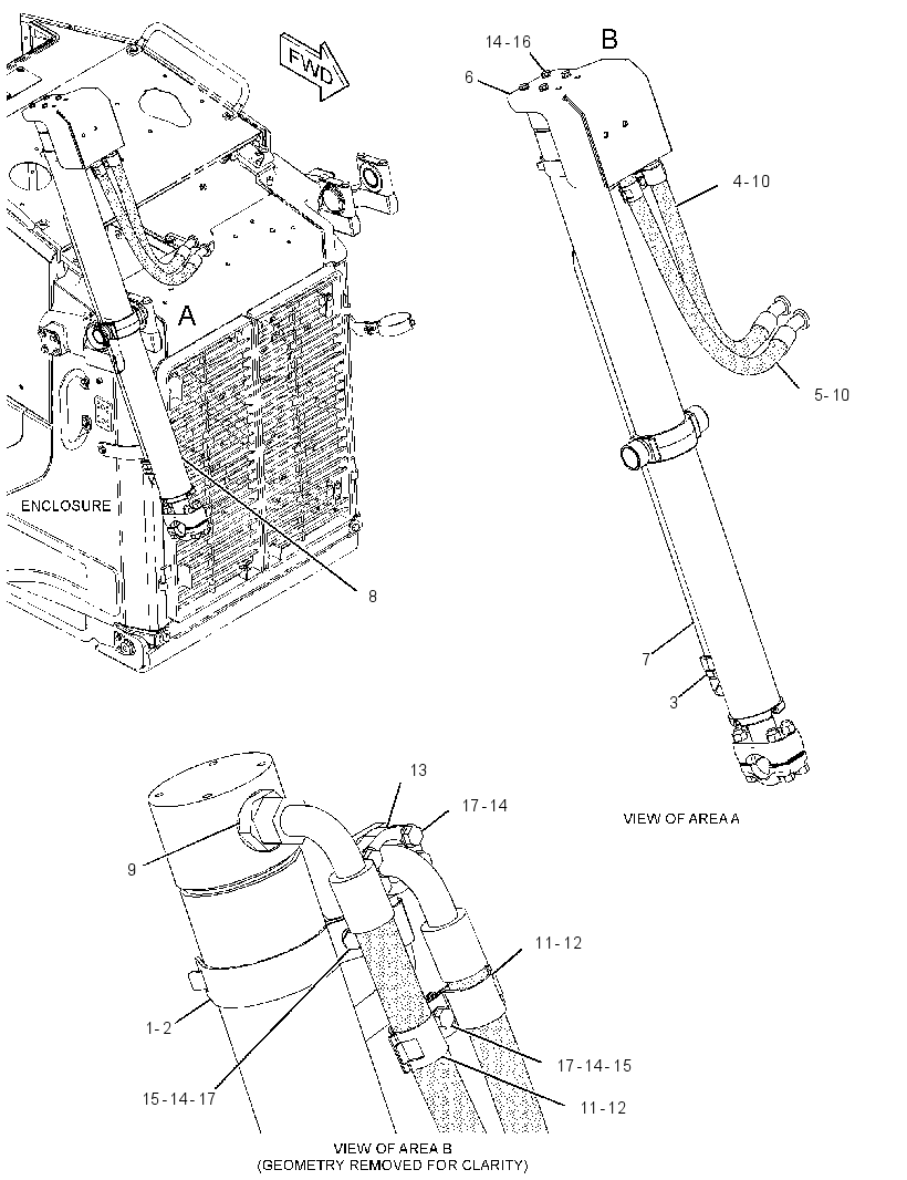 CYLINDER & LINES GP-LIFT 3259756 CAT