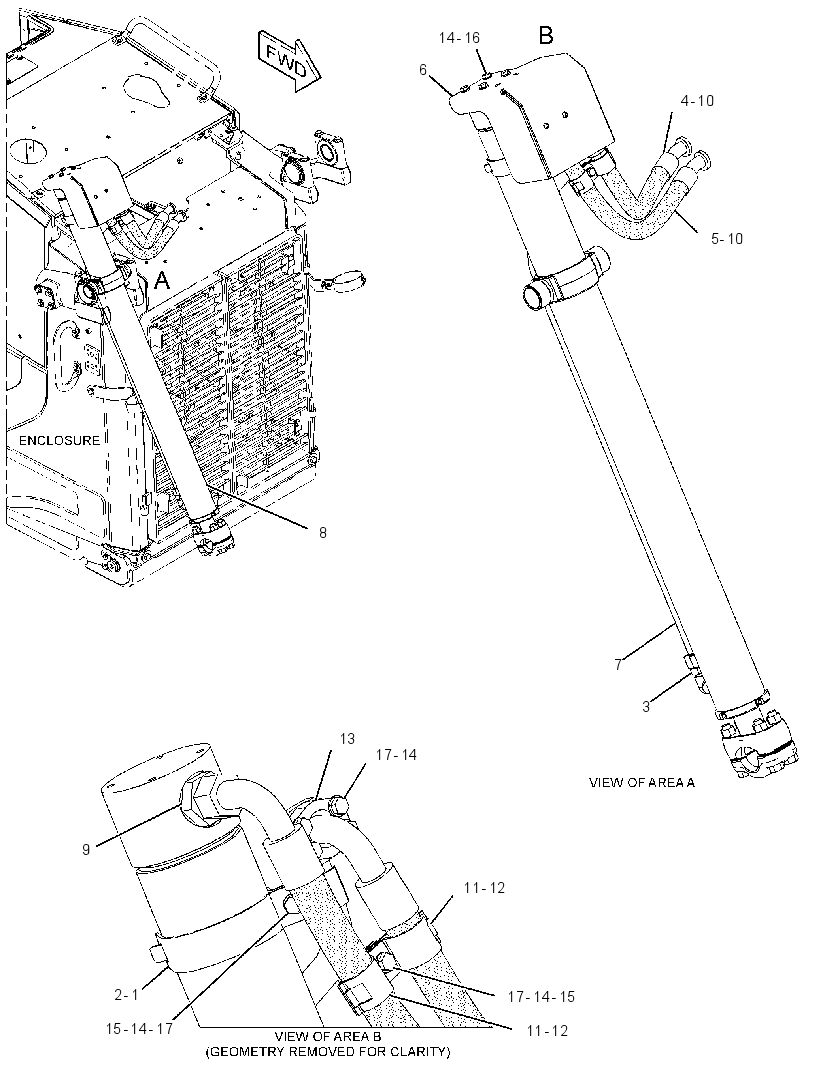 CYLINDER & LINES GP-LIFT 3259757 CAT
