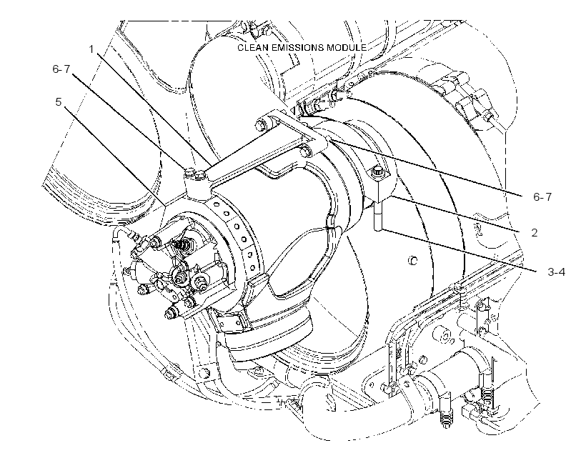 COMBUSTION & MTG GP-EXHAUST 3550811 CAT