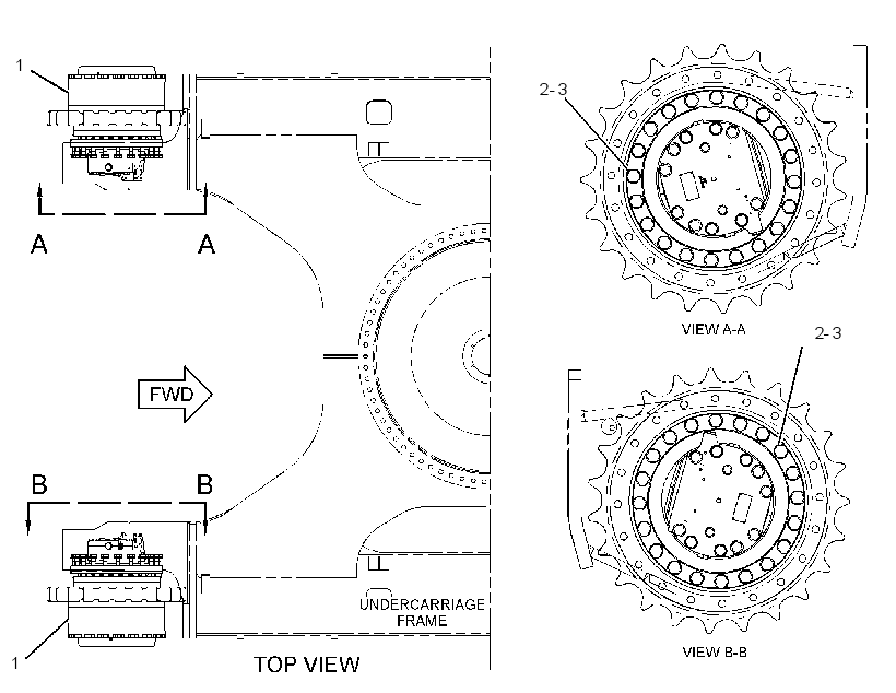 FASTENER GP-FINAL DRIVE 3530525 CAT