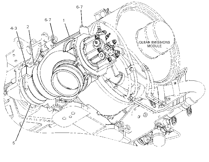 COMBUSTION & MTG GP-EXHAUST 3550809 CAT