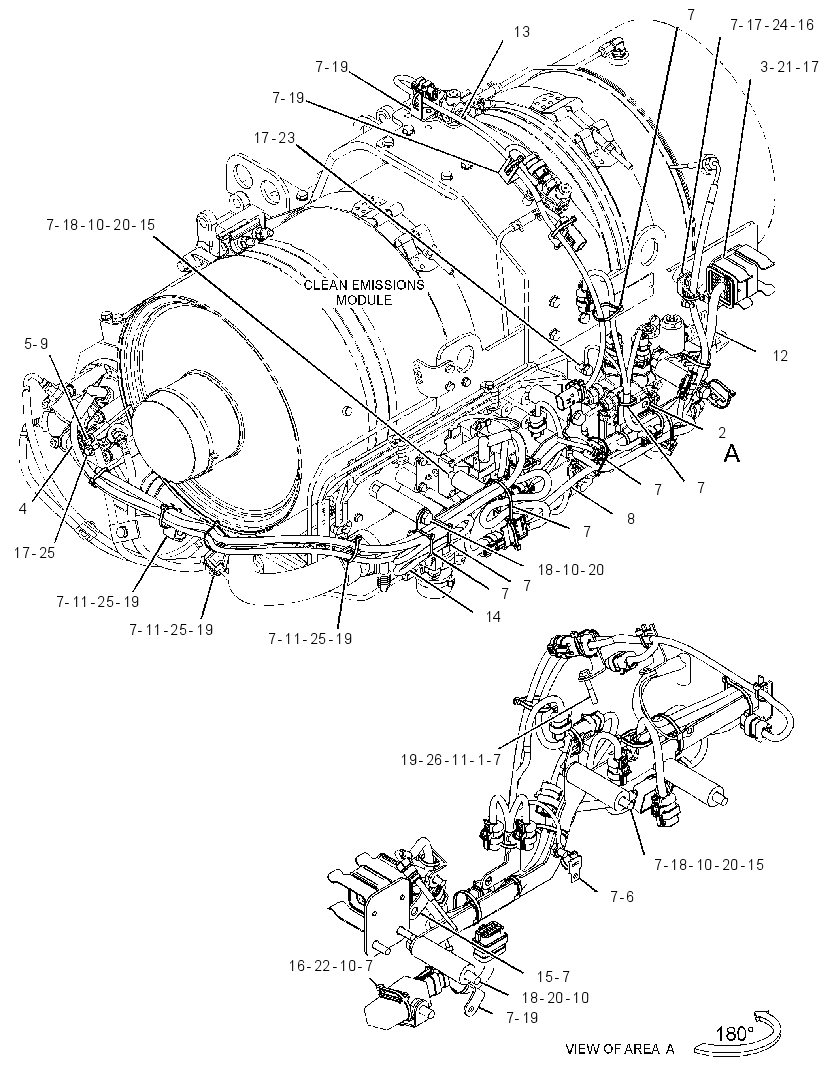 Проводка CEM 3441783 CAT