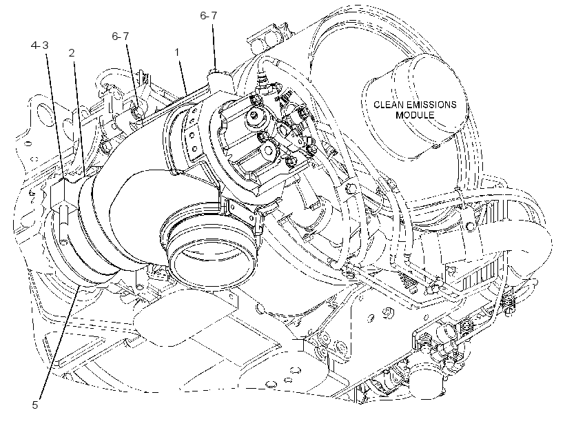 COMBUSTION & MTG GP-EXHAUST 3550807 CAT