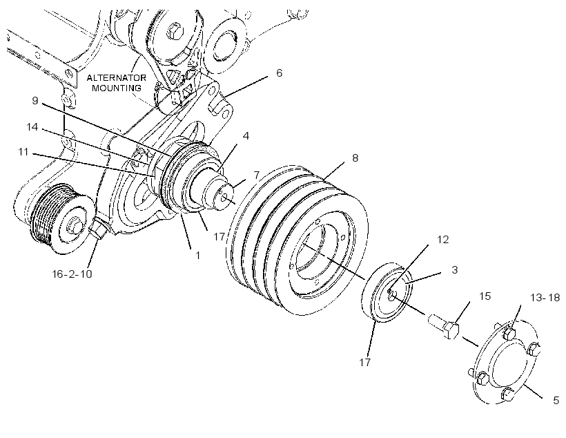BELT TIGHTENER GP 3510507 CAT