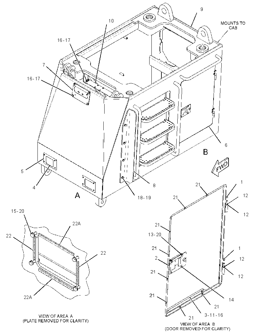 RISER GP-CAB 3468189 CAT