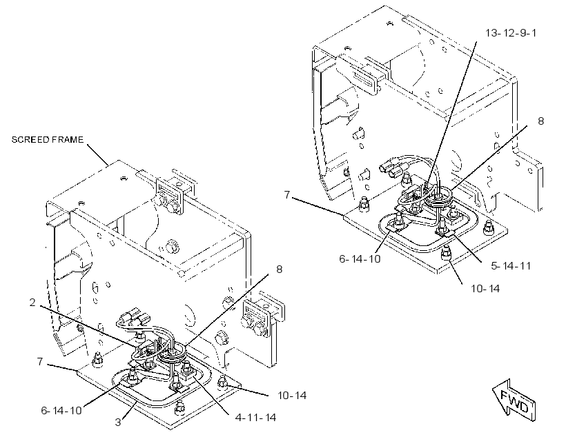 PLATE & HEATER GP-SCREED 3539551 CAT