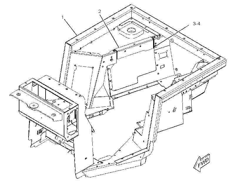 PLATFORM GP-CAB 3253723 CAT