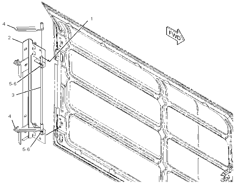 HINGE GP-DOOR 3635261 CAT