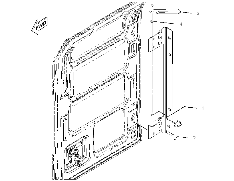 HINGE GP-DOOR 3635262 CAT