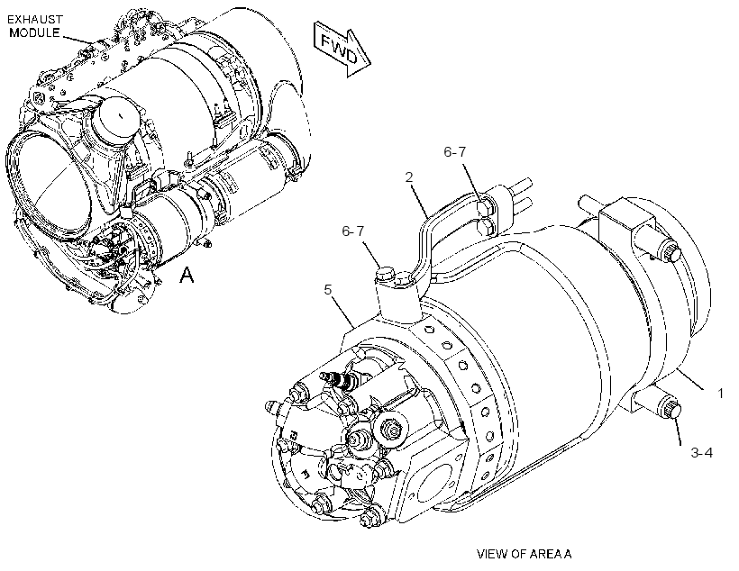 COMBUSTION & MTG GP-EXHAUST 3649029 CAT