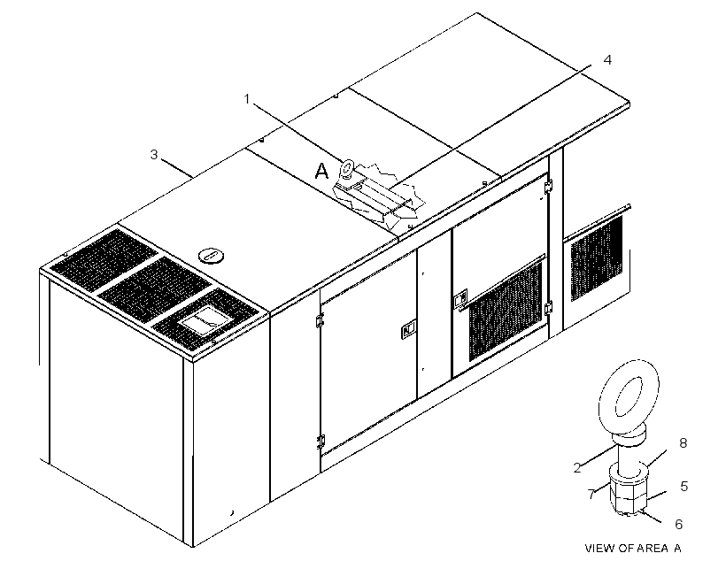 ENCLOSURE GP-GENSET 3292456 CAT