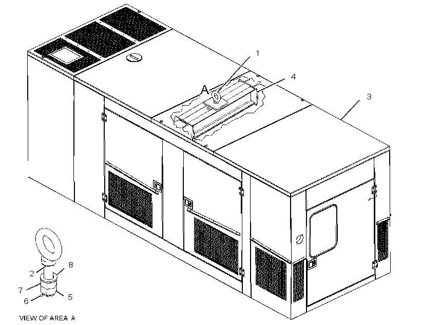 ENCLOSURE GP-GENSET 3291287 CAT