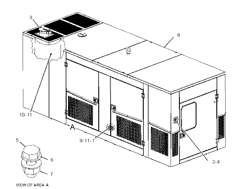 ENCLOSURE GP-GENSET 3291291 CAT