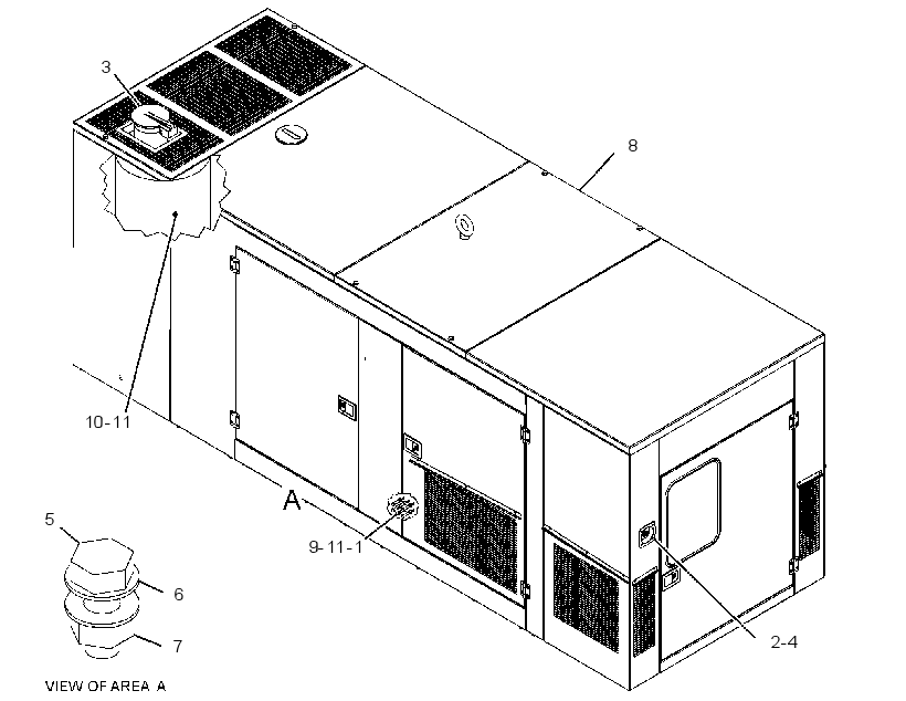 ENCLOSURE GP-GENSET 3292205 CAT