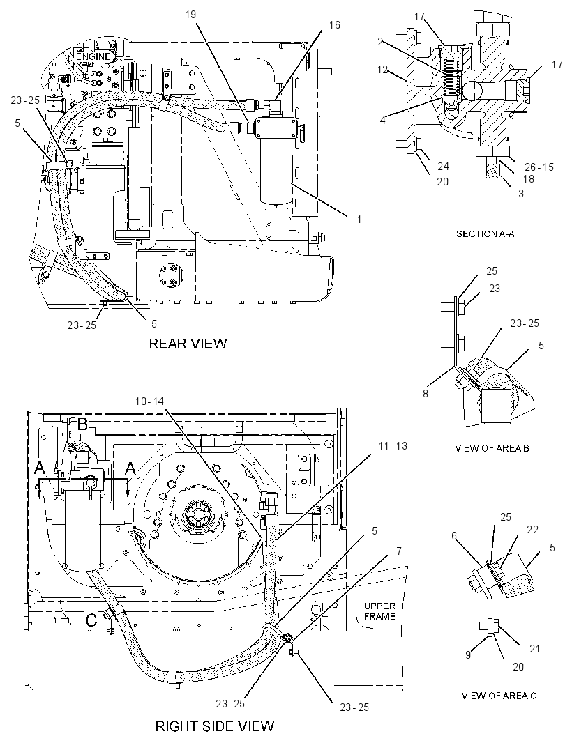 FILTER & MTG GP-ENGINE OIL 4731584 CAT