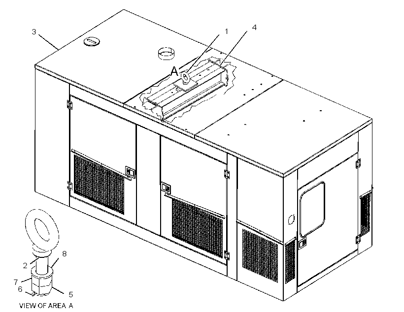 ENCLOSURE GP-GENSET 3290103 CAT